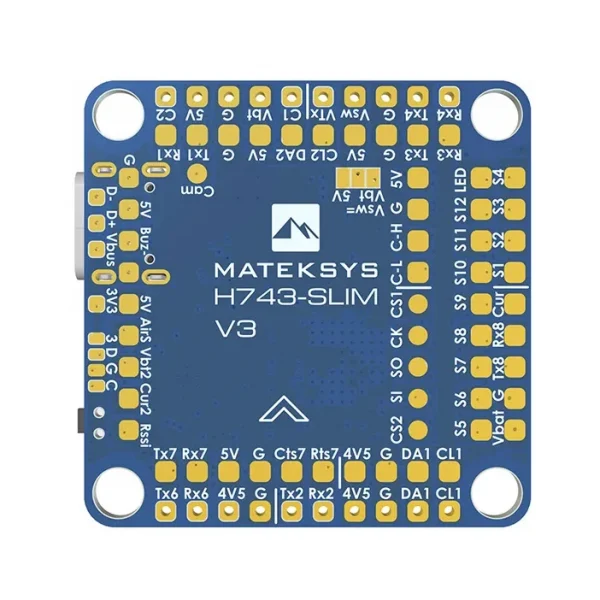 Контроллер полета MATEK H743-SLIM v.3 FC