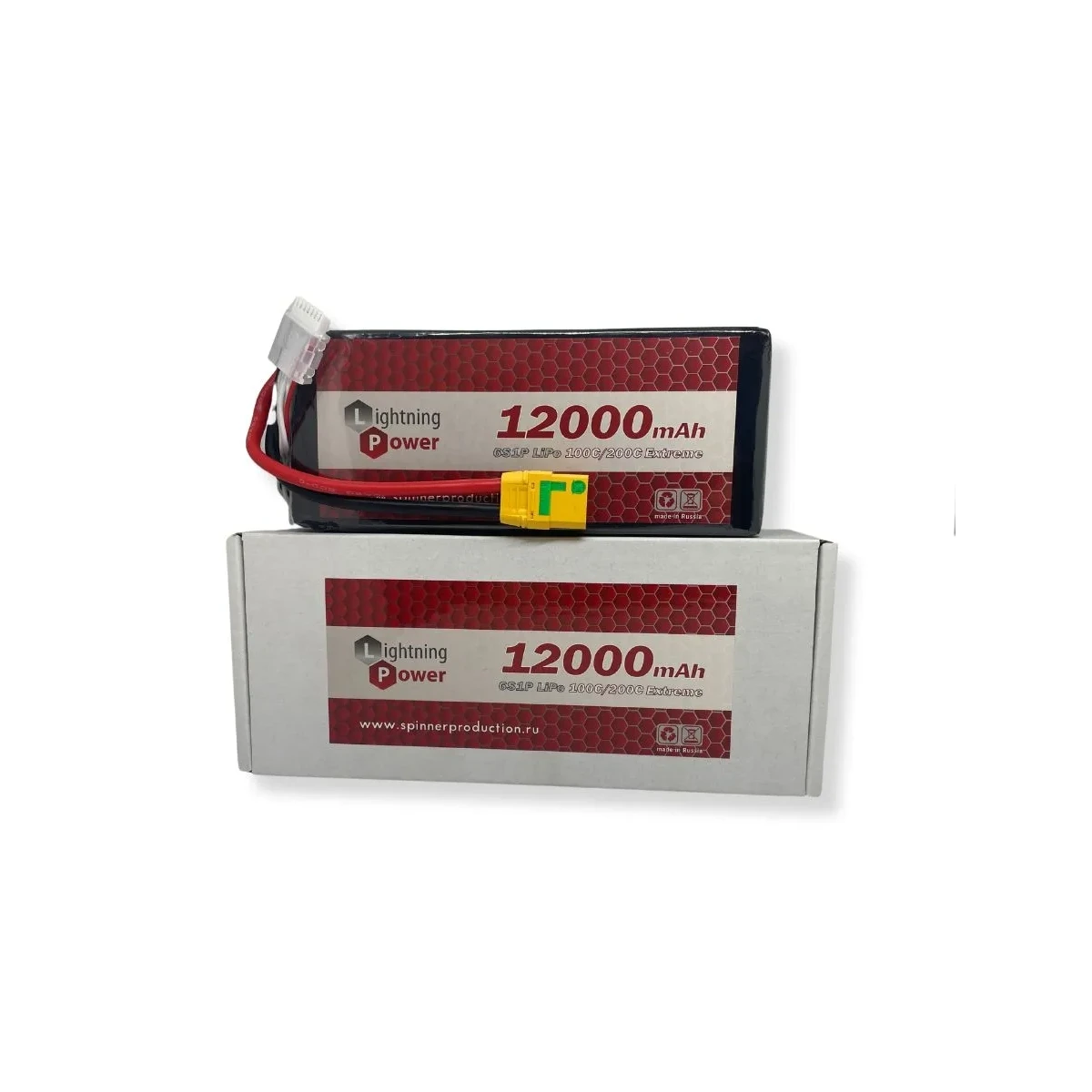 АКБ Lightning Power 6S 12000mAh 100C XT90